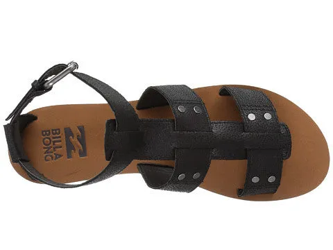 Billabong Women's Canyon Gladiator Sandal | Black, Sanddollar