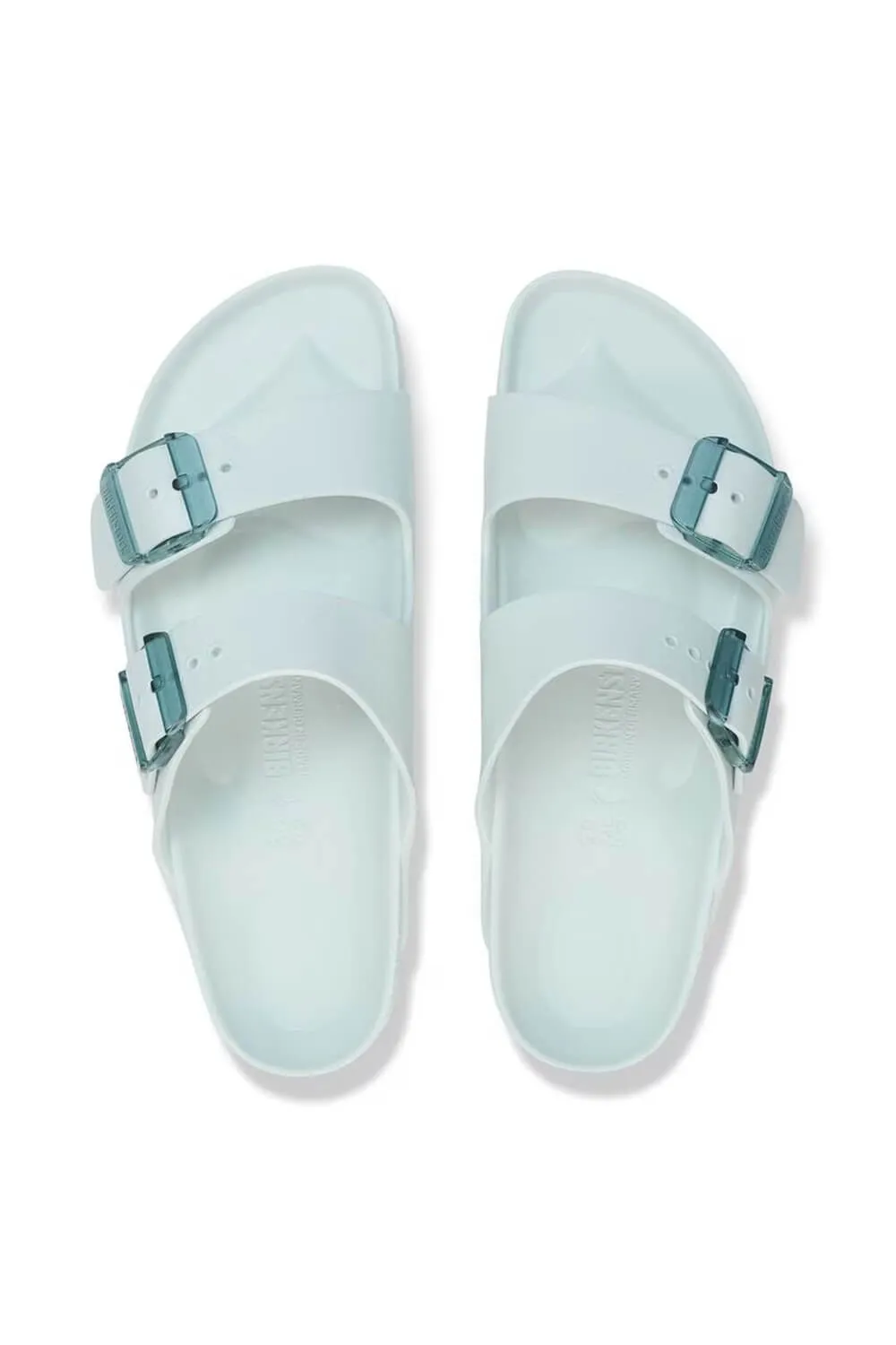 Birkenstock Arizona EVA Stealth Buckle Sandals for Women in Surf Green | 1029744