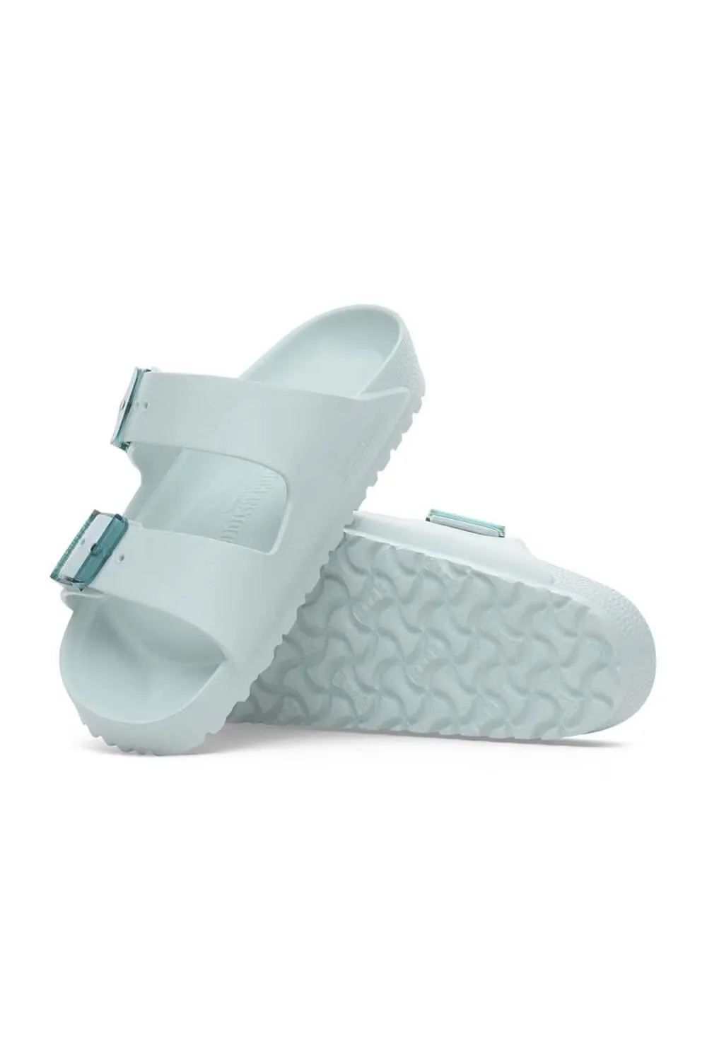 Birkenstock Arizona EVA Stealth Buckle Sandals for Women in Surf Green | 1029744