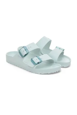 Birkenstock Arizona EVA Stealth Buckle Sandals for Women in Surf Green | 1029744
