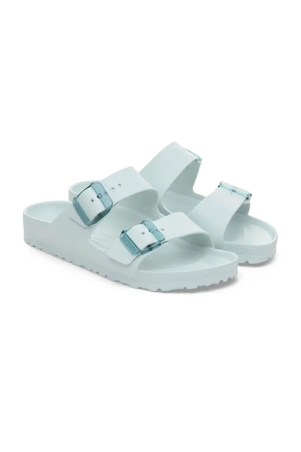 Birkenstock Arizona EVA Stealth Buckle Sandals for Women in Surf Green | 1029744