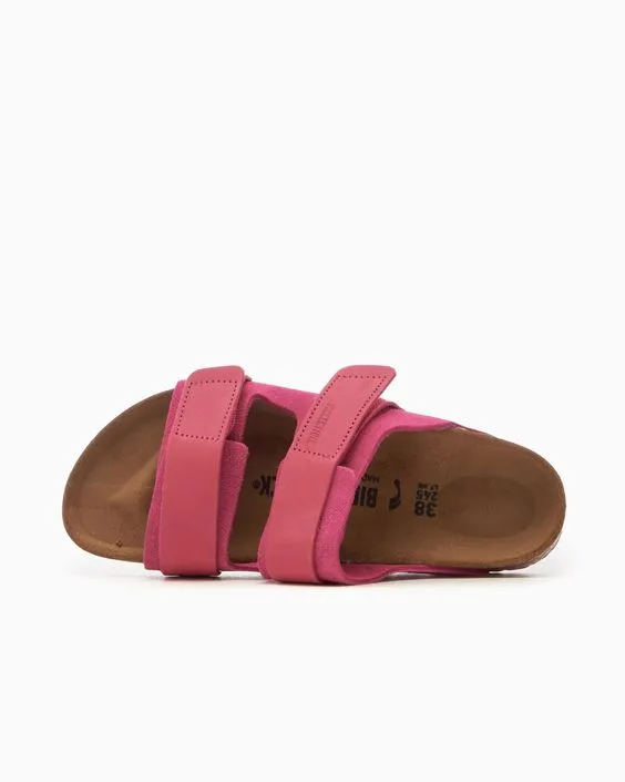 BIRKENSTOCK- UJI SUEDE LEATHER SANDAL