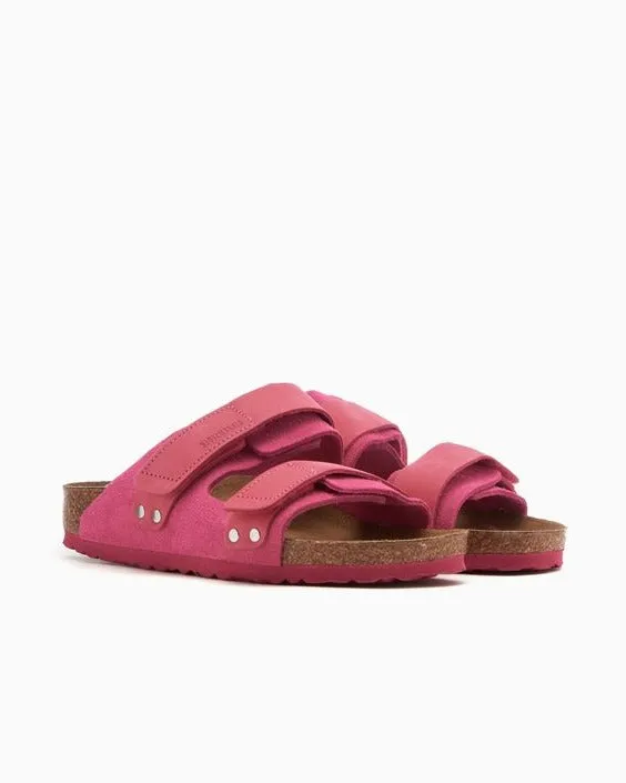 BIRKENSTOCK- UJI SUEDE LEATHER SANDAL