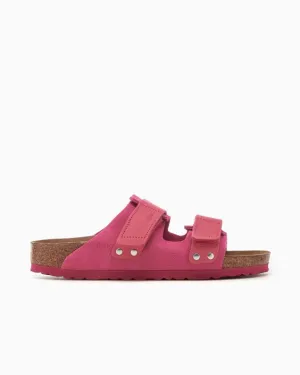 BIRKENSTOCK- UJI SUEDE LEATHER SANDAL