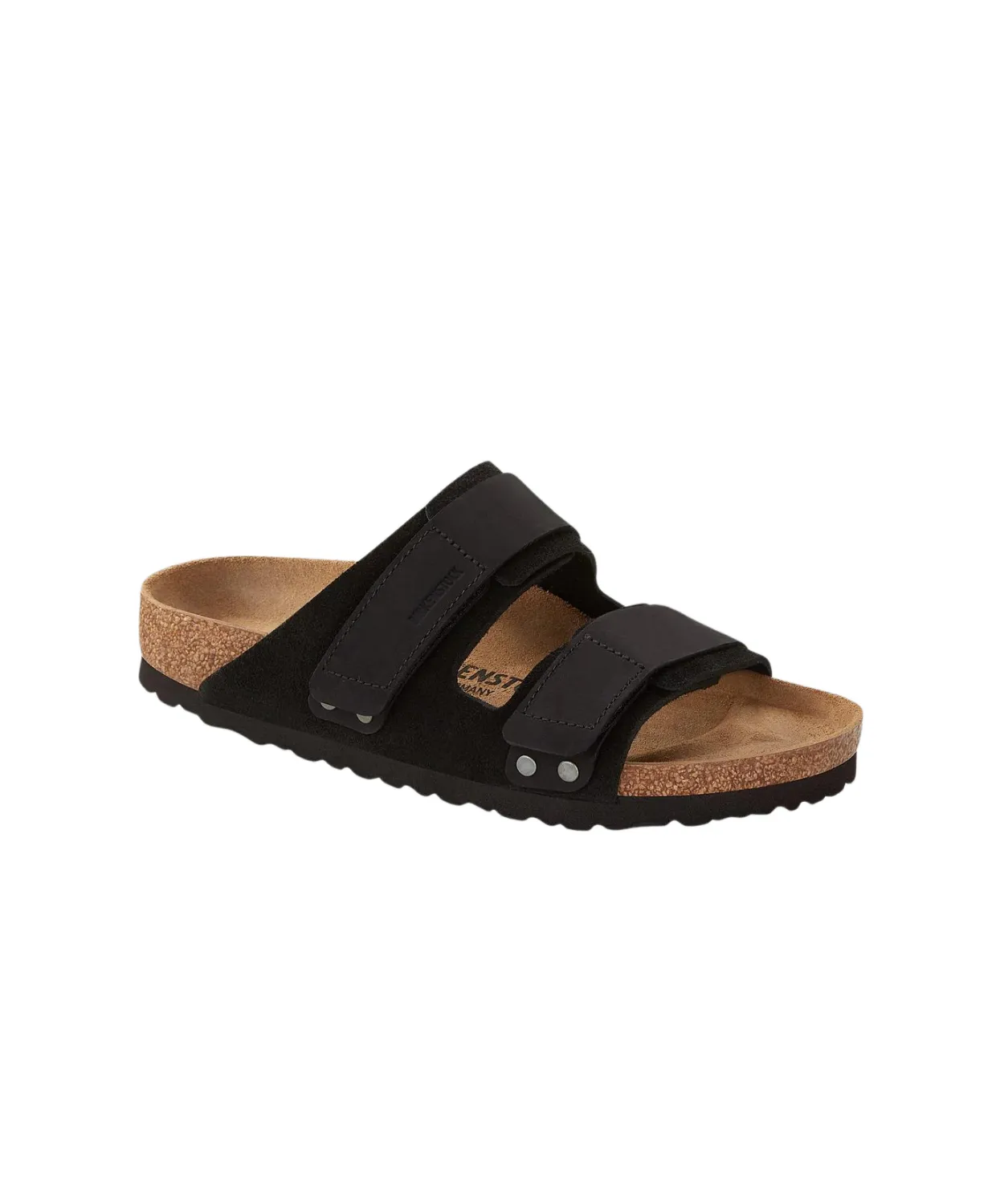 Birkenstock Uji Suede/Nubuck Leather Black Sandals