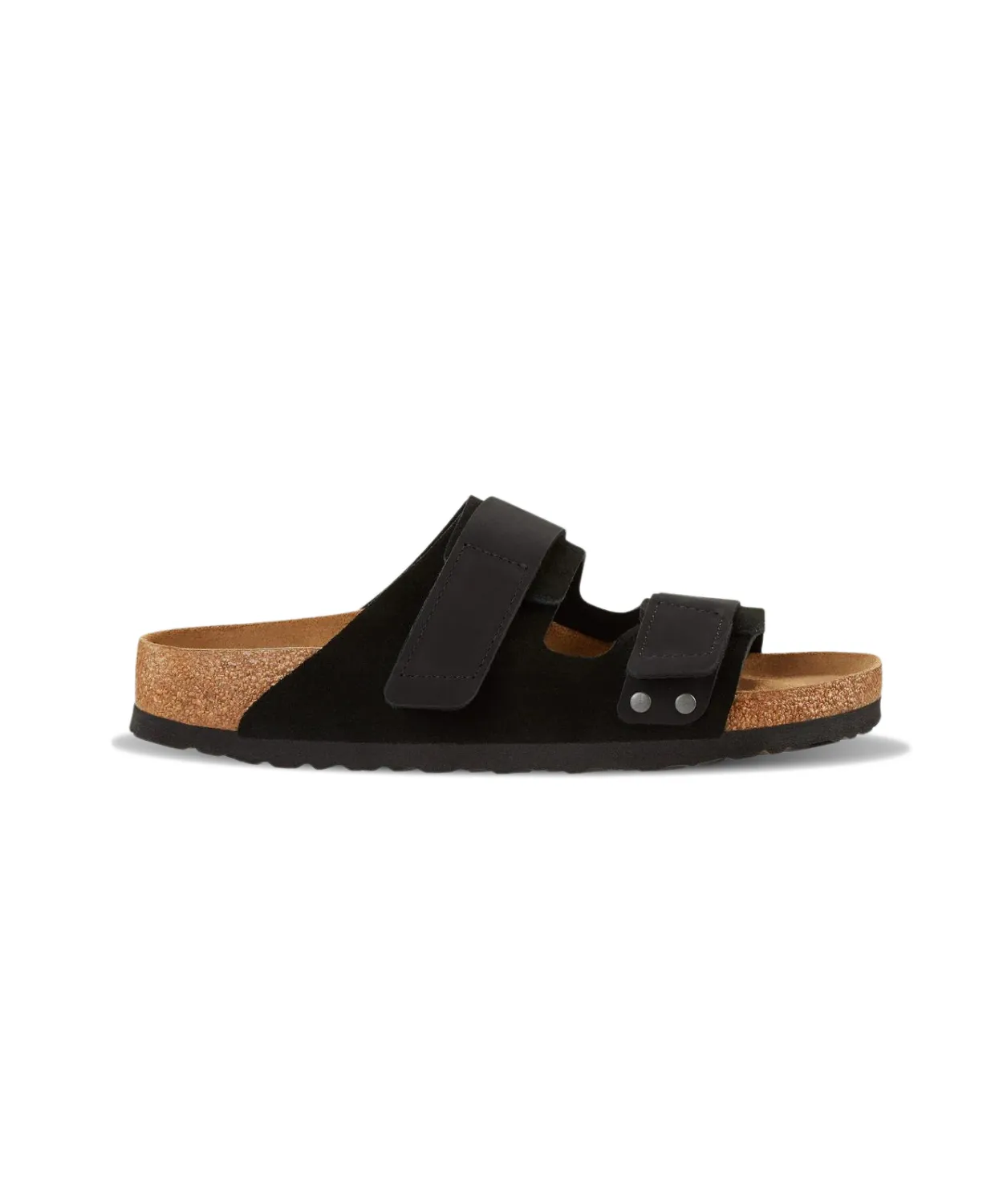 Birkenstock Uji Suede/Nubuck Leather Black Sandals