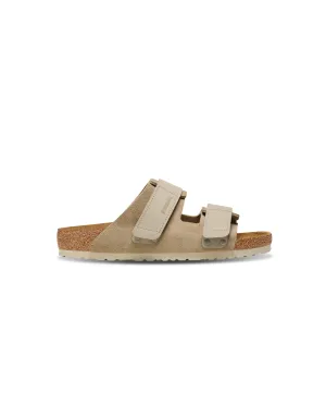Birkenstock Uji Suede/Nubuck Leather Taupe Sandals