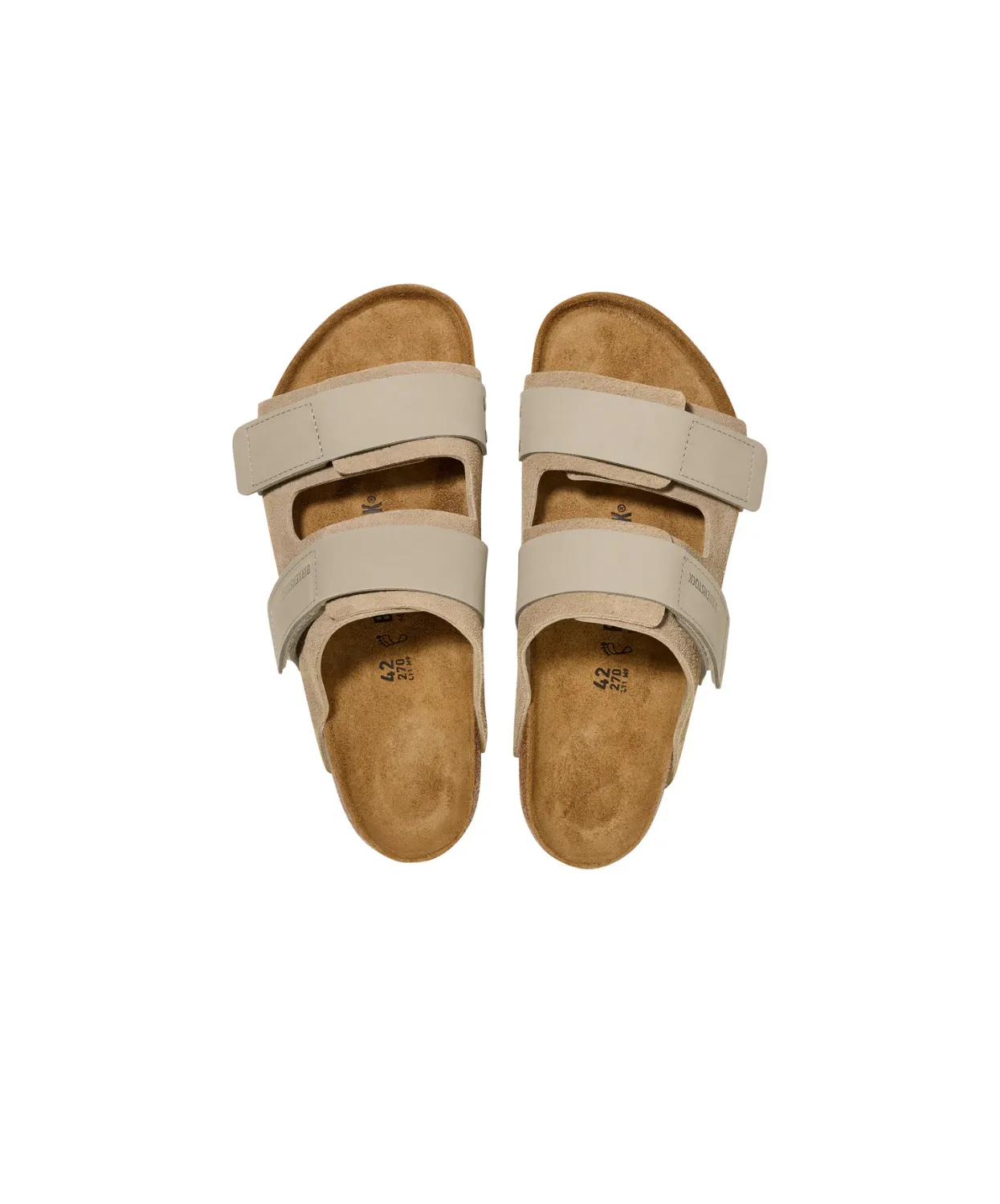 Birkenstock Uji Suede/Nubuck Leather Taupe Sandals