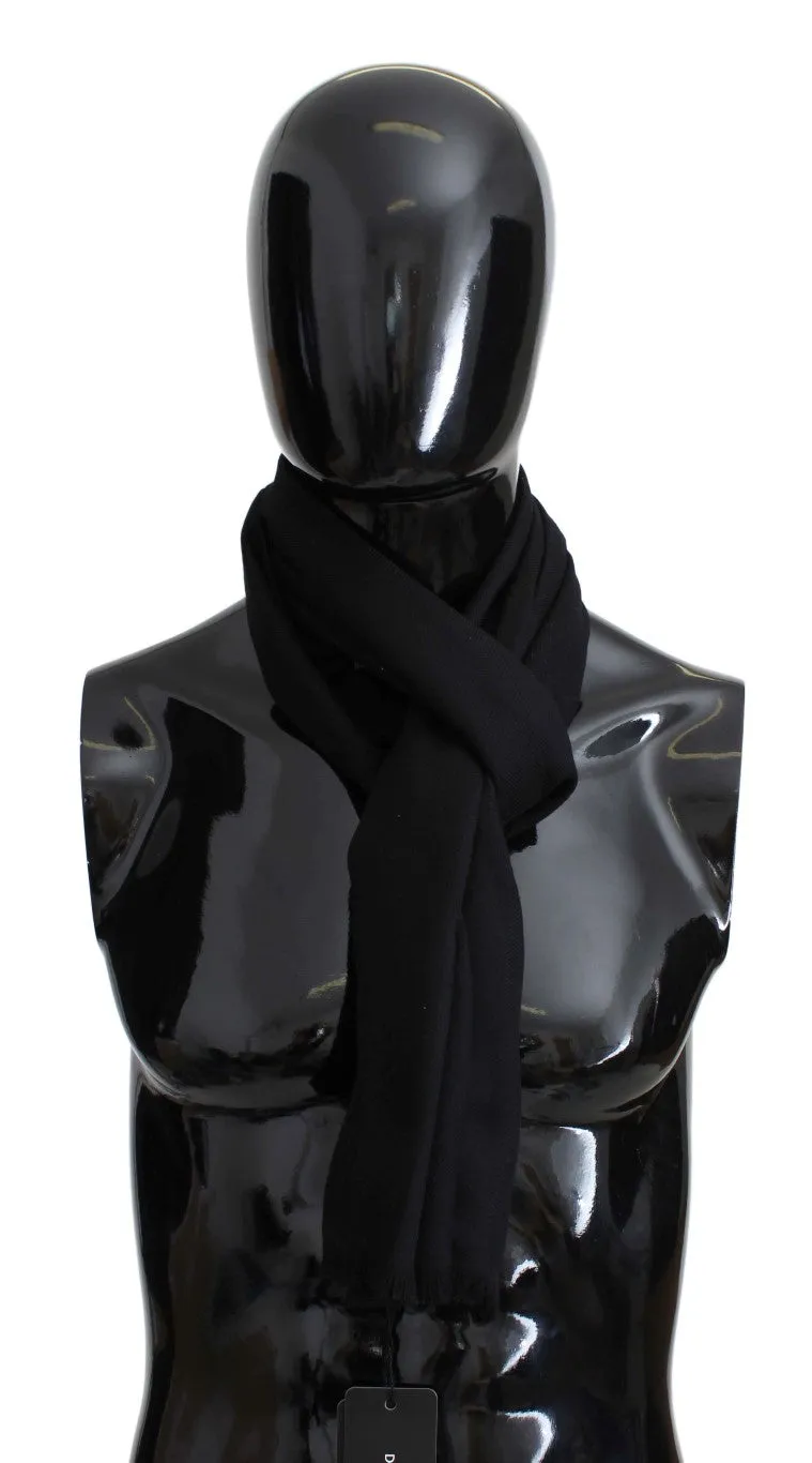 Black Cashmere Scarf