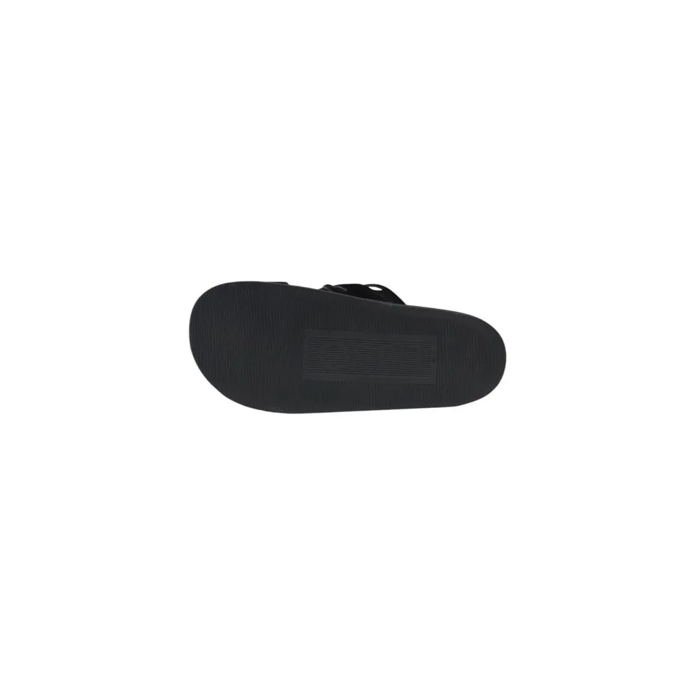 Black Leather Sandal