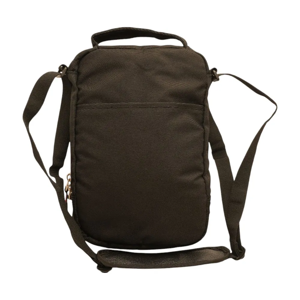 Black Polyester Satchel