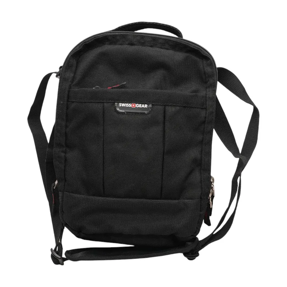 Black Polyester Satchel