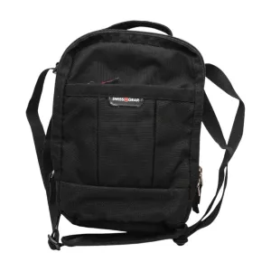 Black Polyester Satchel