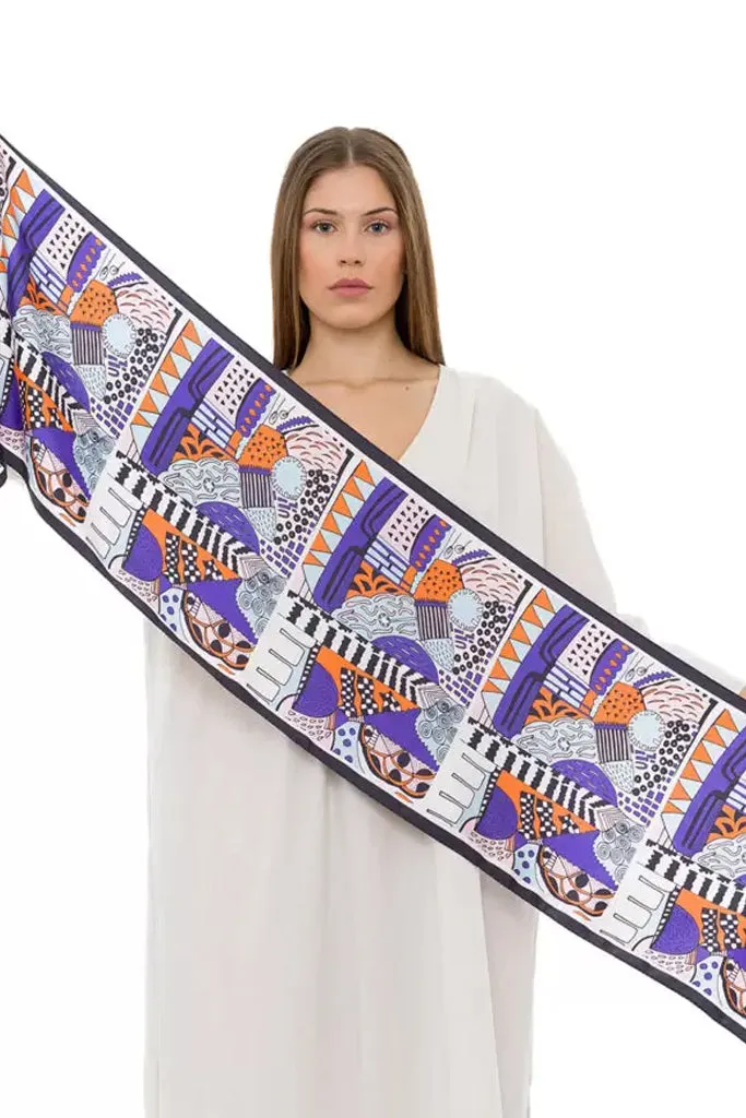 Blooming Μεταξωτό Φουλάρι - Σχεδιαστής Έλλη Ρασσιά