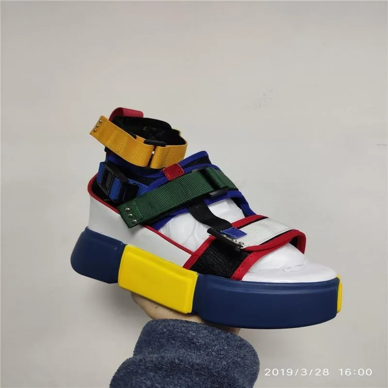 Blue Sandals Platform Women  Ladies Casual Shoes