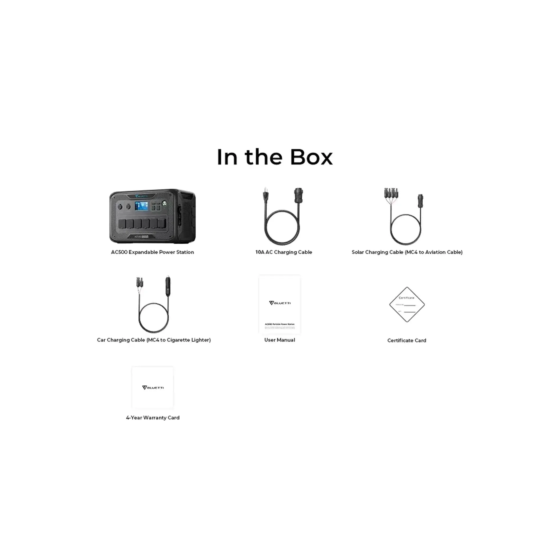Bluetti Ac500   B300 S Expandable Home & Portable Power Station | 5000 W (10000 W Surge) 3072 Wh