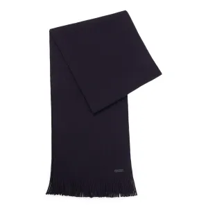 BOSS ALBAS RASCHEL-KNIT VIRGIN WOOL SCARF