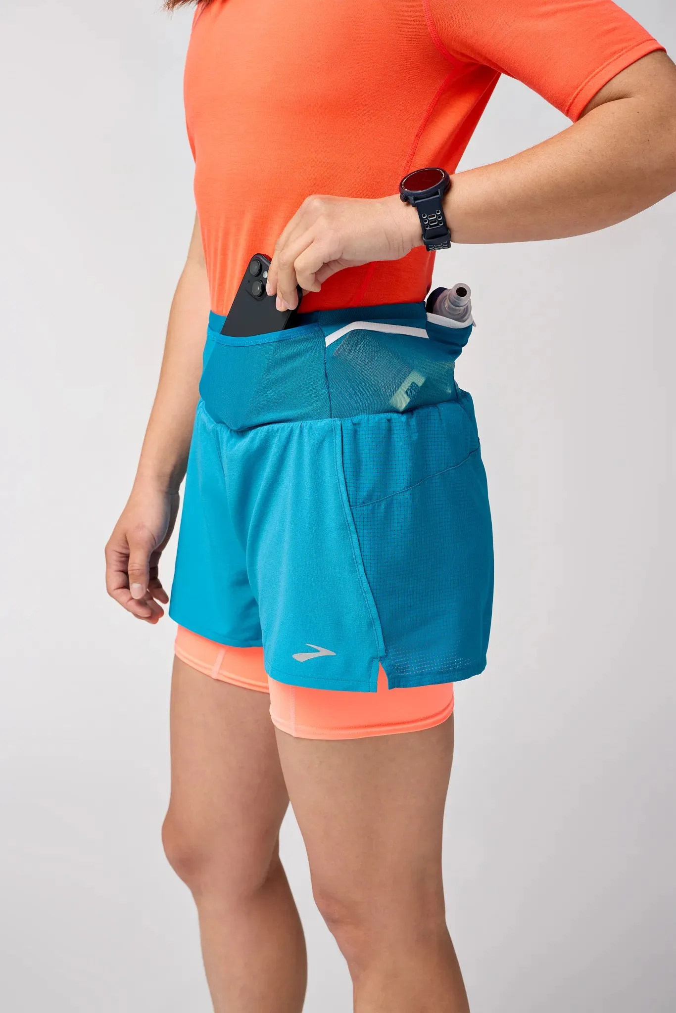 Brooks Women's High Point 3" 2-in-1 Short 2.0