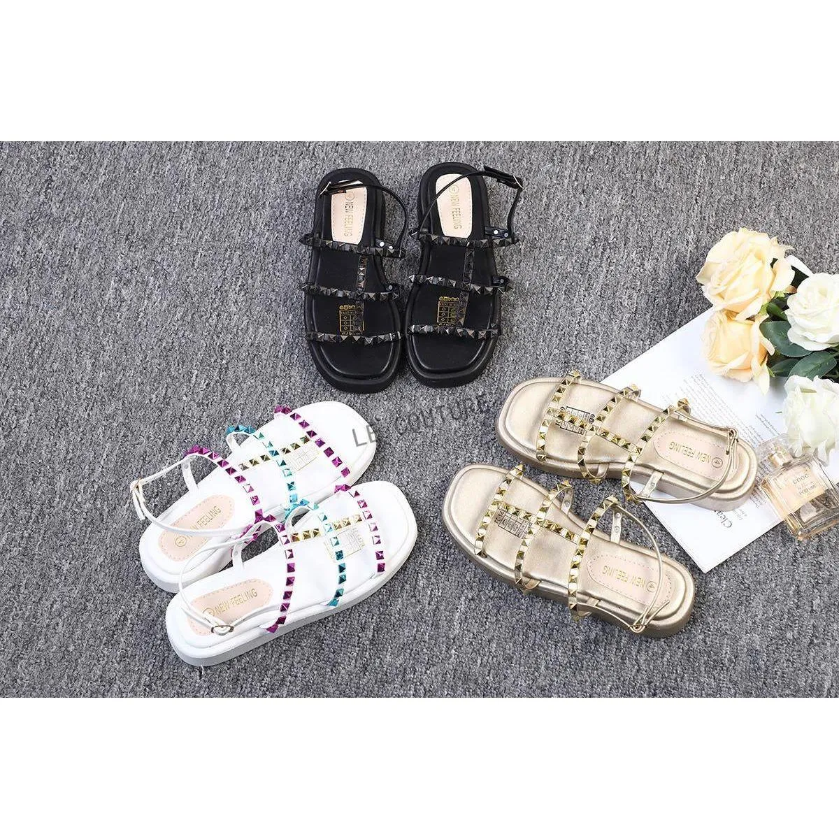 Buckle-strap Casual Outside Gladiator Sandals