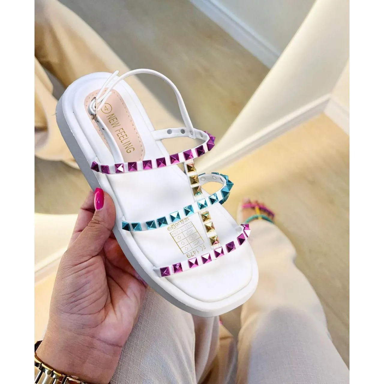 Buckle-strap Casual Outside Gladiator Sandals