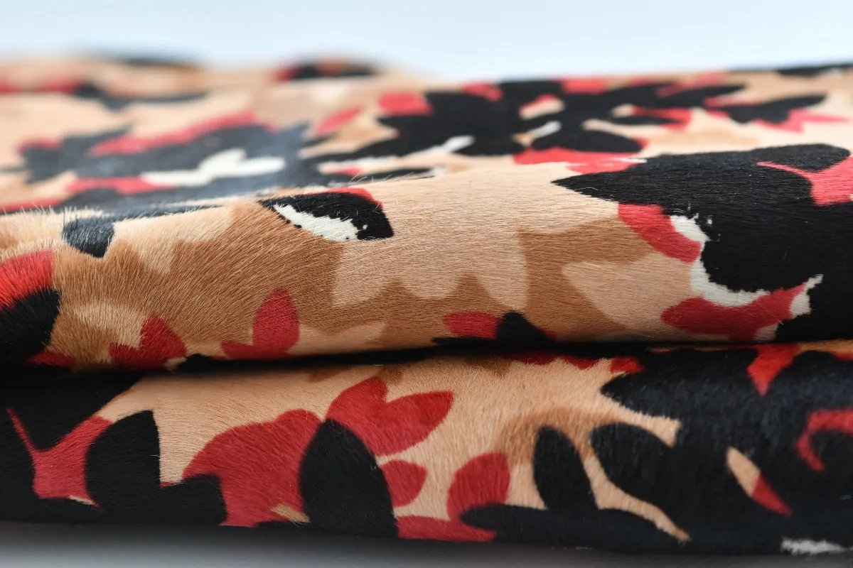 Camouflage Patterned Ponyskin