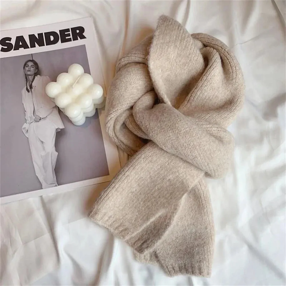 Cashmere Wool Blend Scarf | Fashionable & Breathable Women's Muffler | EnigmaParis
