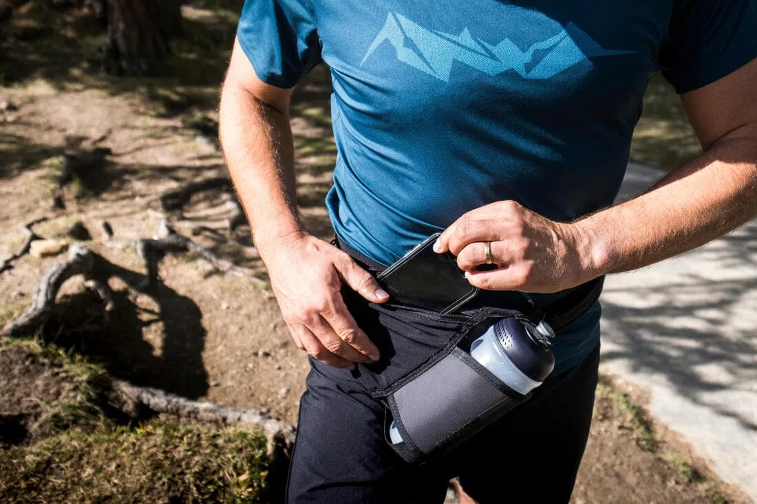 CEINTURE PORTE BIDON TRAIL RUNNING 500 ML - VENDUE AVEC BIDON 500 ML