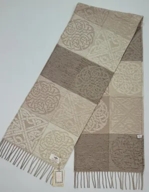 Celtic Knot Linen Scarf