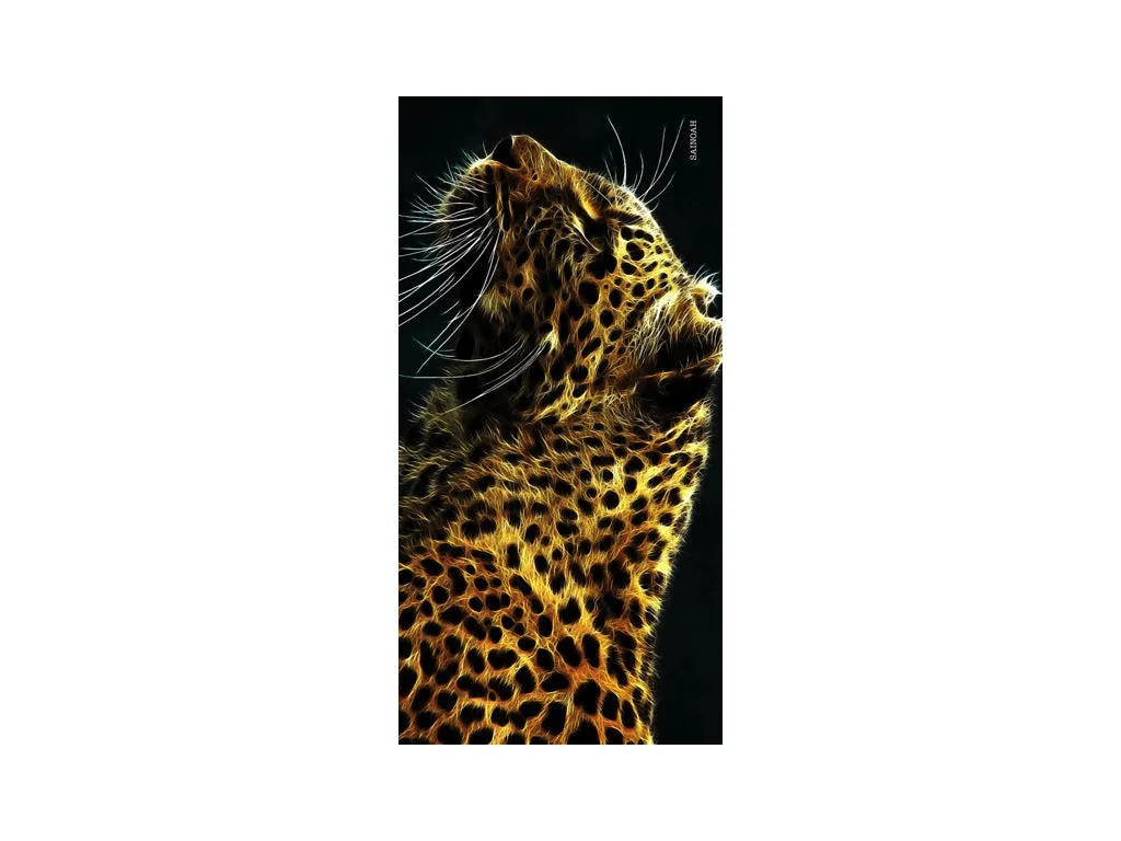 CHEETAH Oversized Luxury Wool Scarf/Wrap