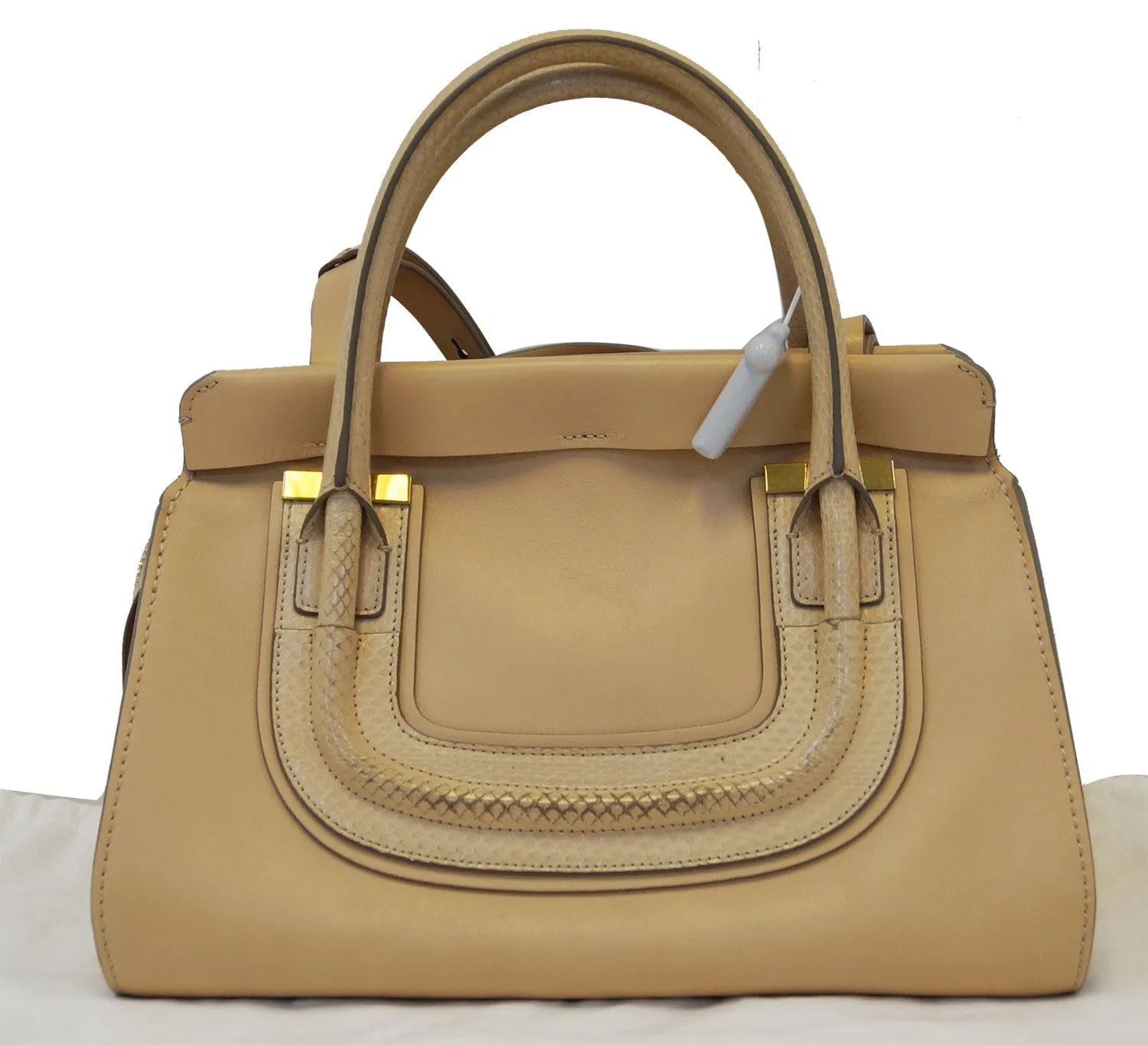 CHLOE Medium Everston Blush Nude Carry Satchel Bag - Final Call