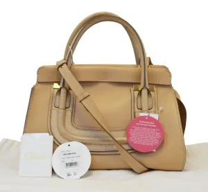CHLOE Medium Everston Blush Nude Carry Satchel Bag - Final Call