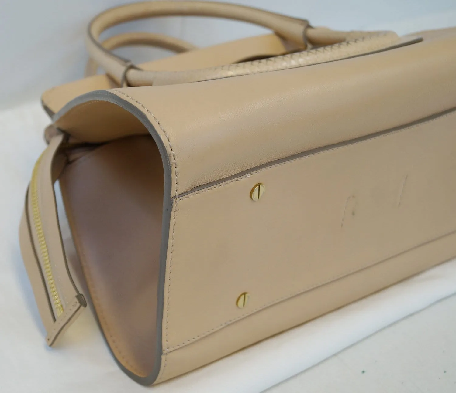 CHLOE Medium Everston Blush Nude Carry Satchel Bag - Final Call