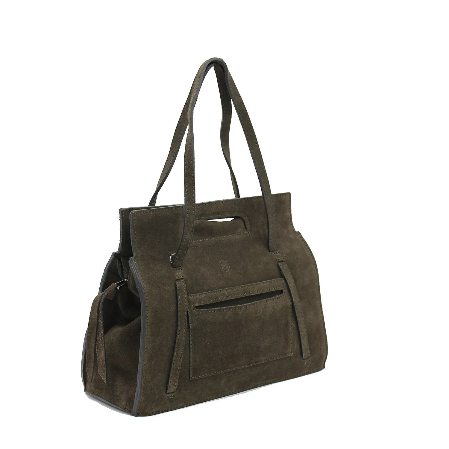 Chocolate Suede | Classic Satchel