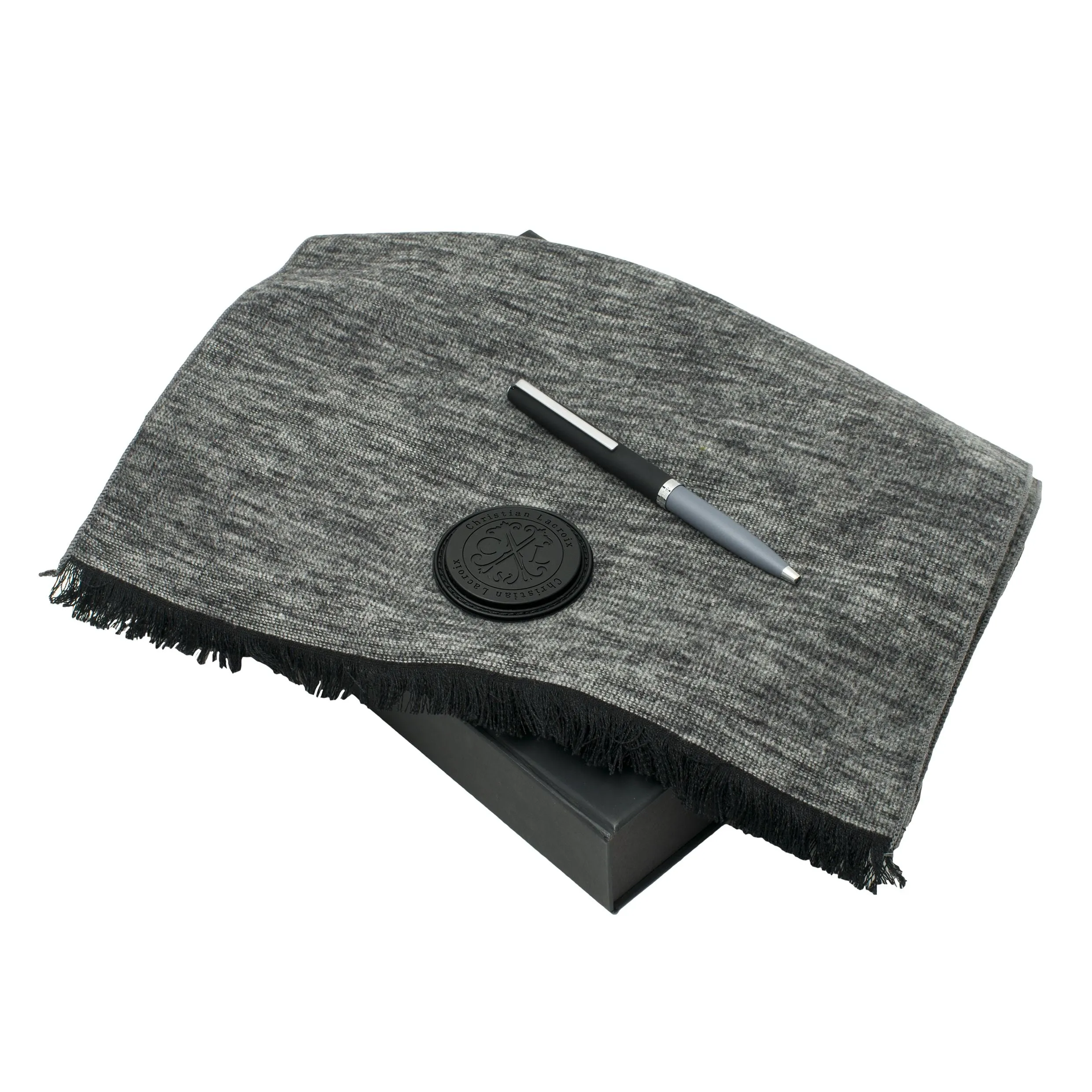 Christian Lacroix LPBE825H-Set Element Grey (ballpoint pen & scarve)