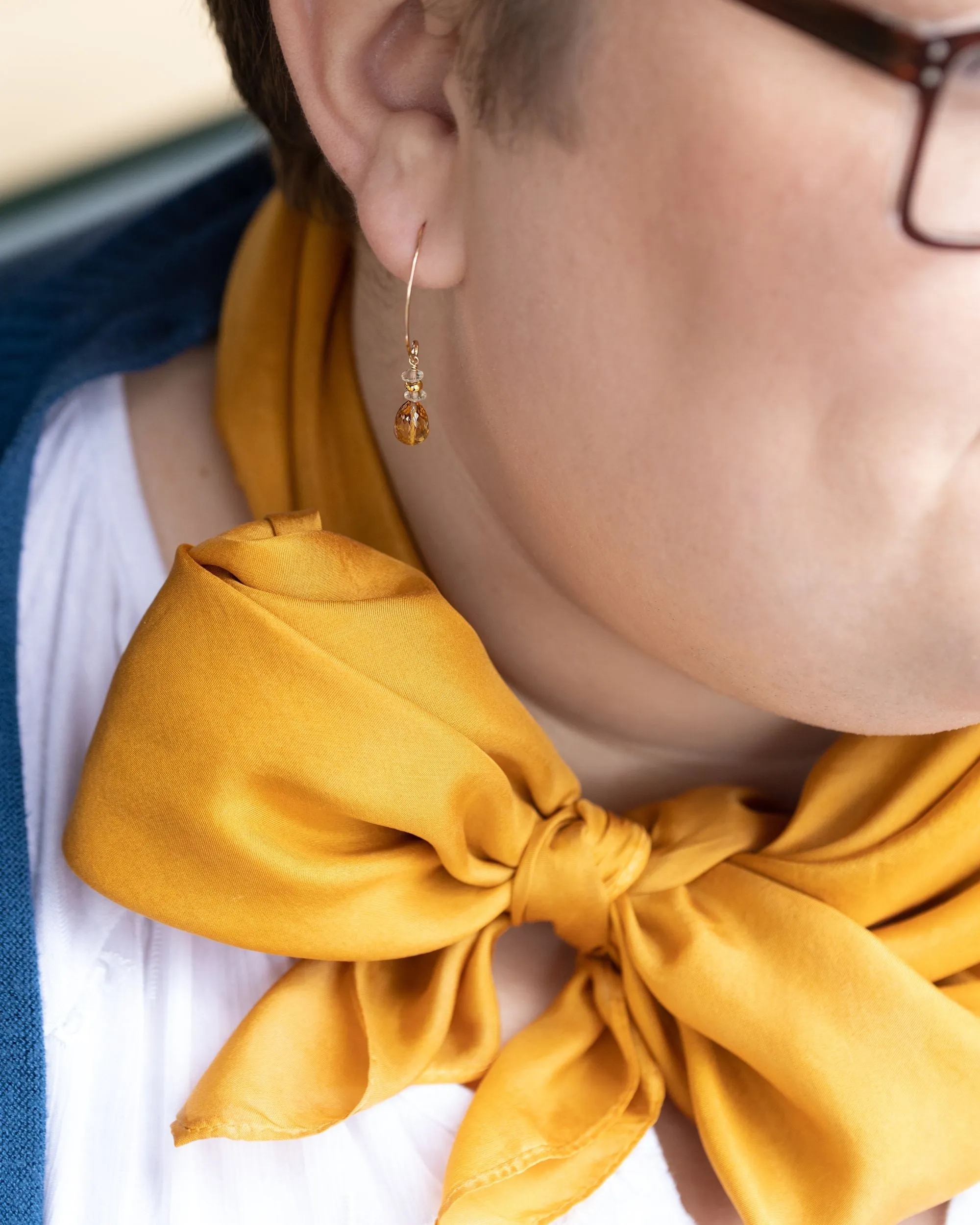 Citrine Earrings - November
