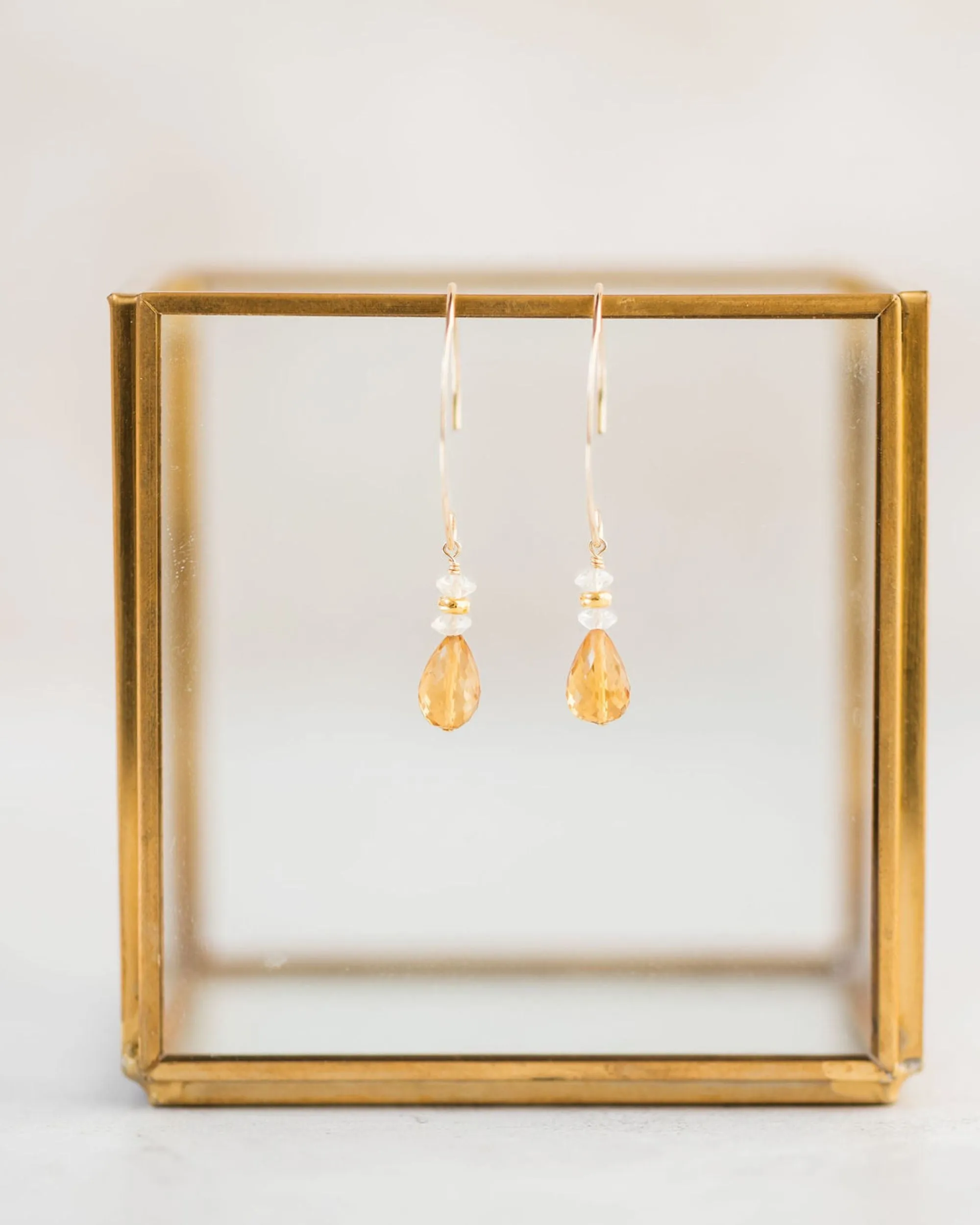 Citrine Earrings - November
