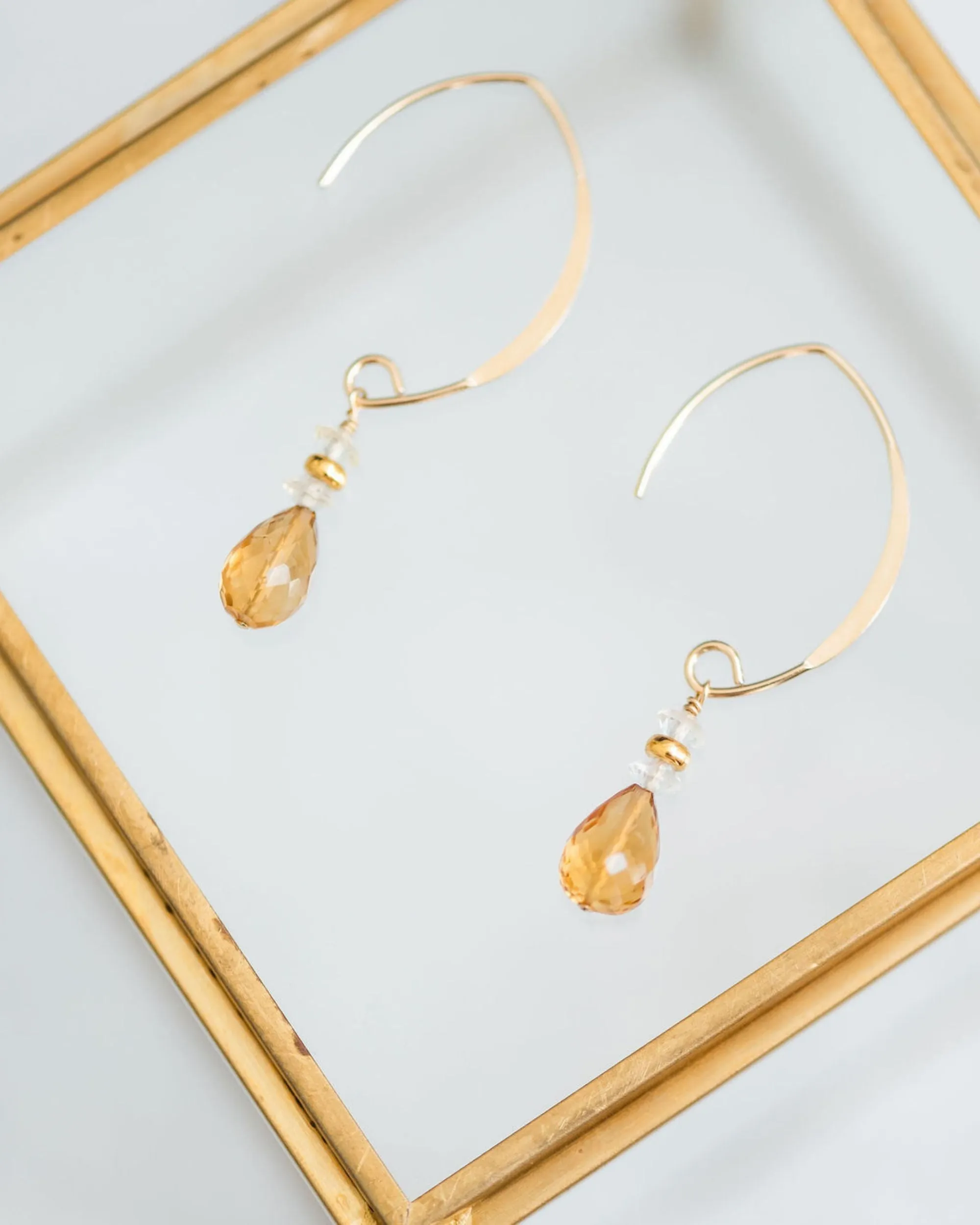 Citrine Earrings - November
