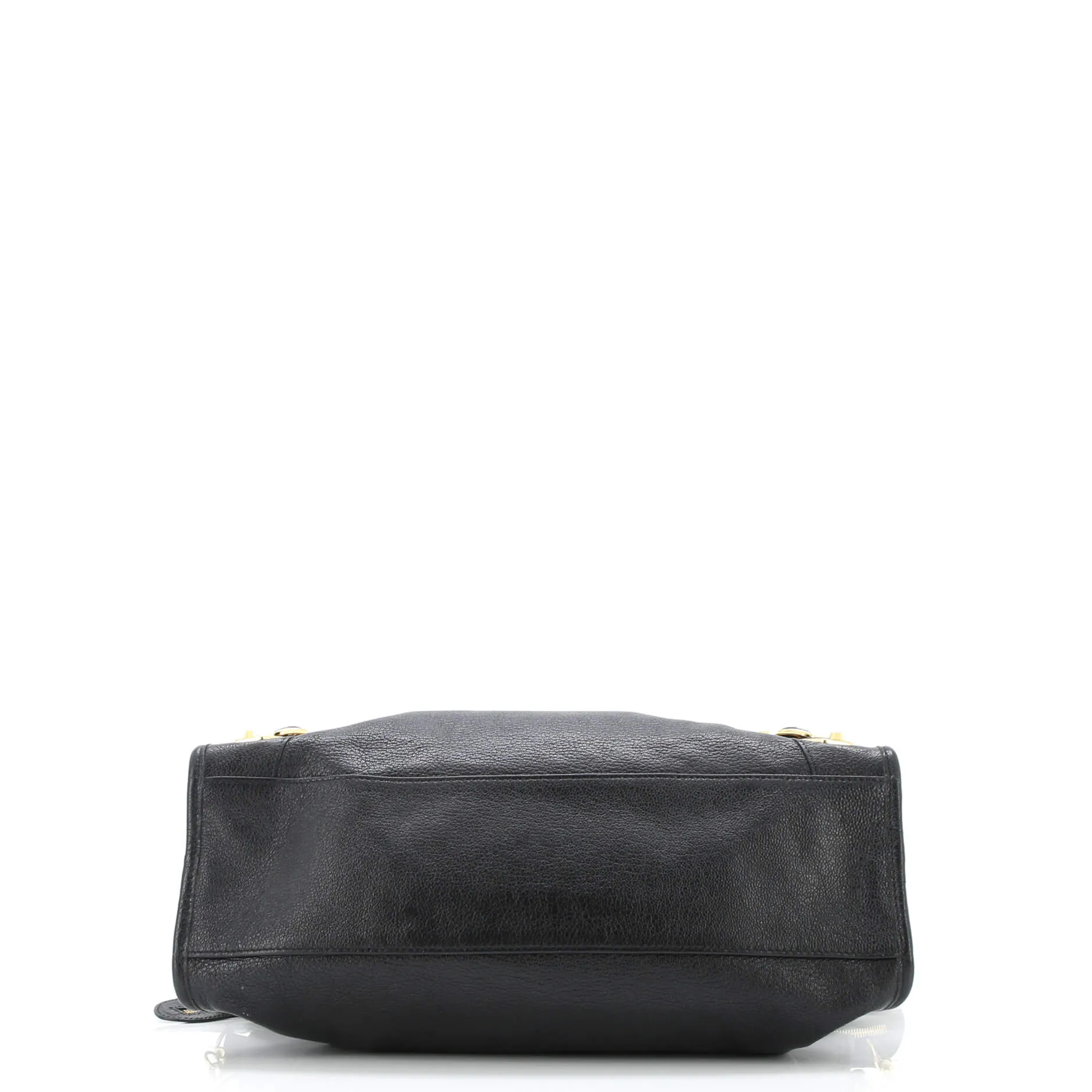 City Classic Metallic Edge Bag Leather Medium