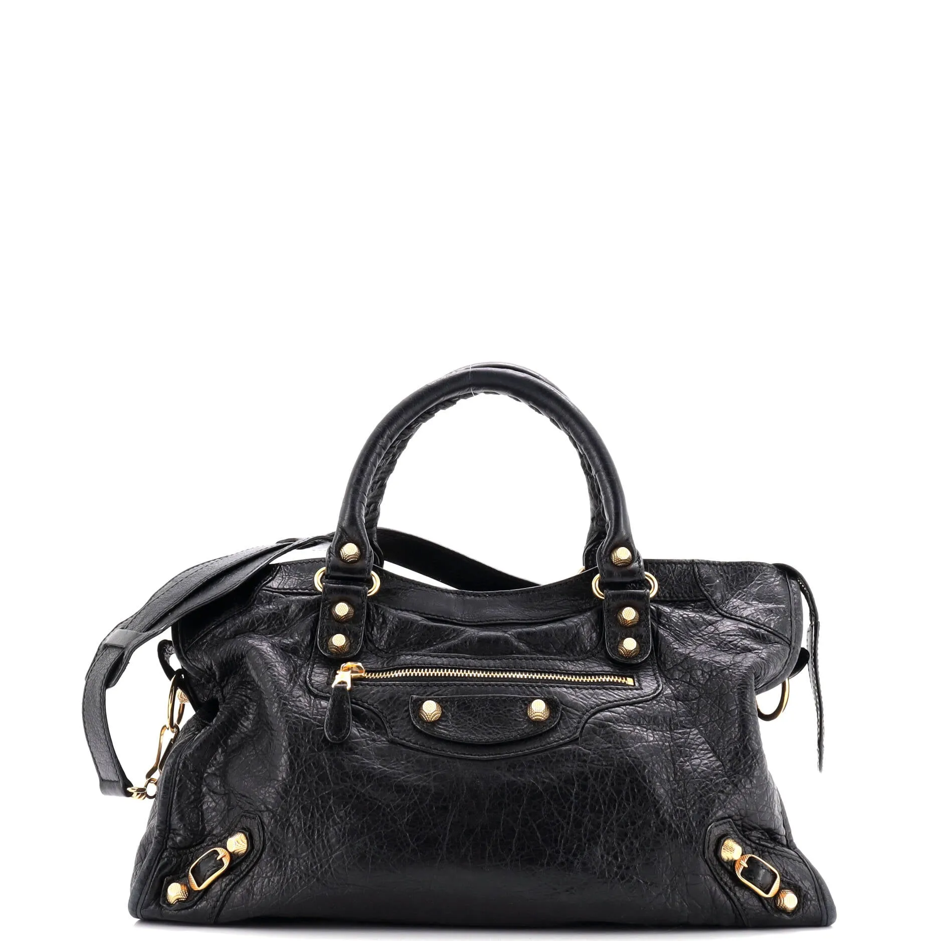 City Giant Studs Bag Leather Medium