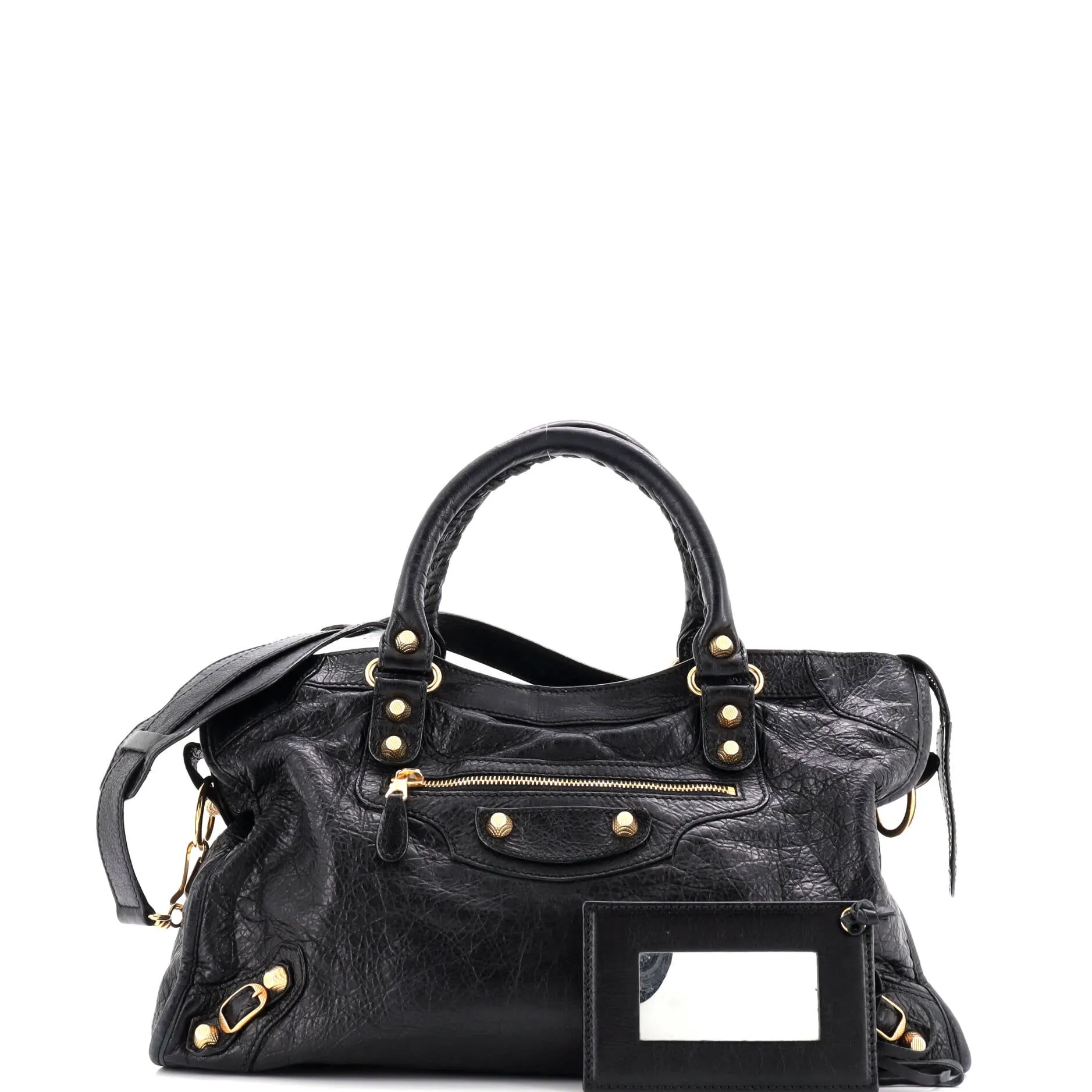 City Giant Studs Bag Leather Medium