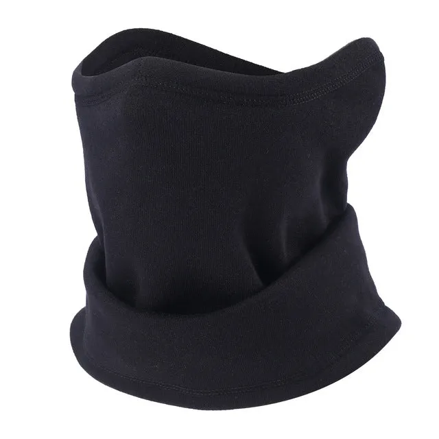 Cold Weather Magic Fleece Headband Neck Warmer Gaiter Half Face Mask Winter Head Scarf Hood Snowboard Bicycle Bandana Headwear