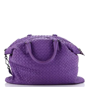 Convertible Satchel Intrecciato Nappa Medium