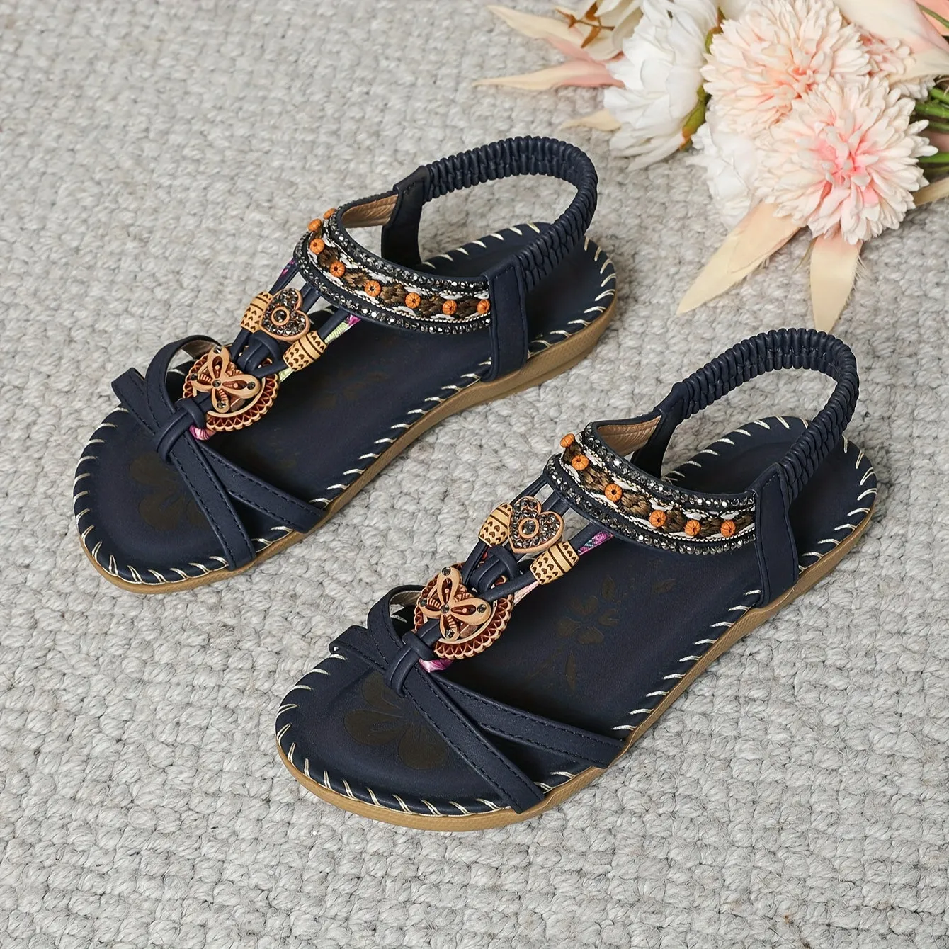 Courtney - Casual leather orthopedic sandals