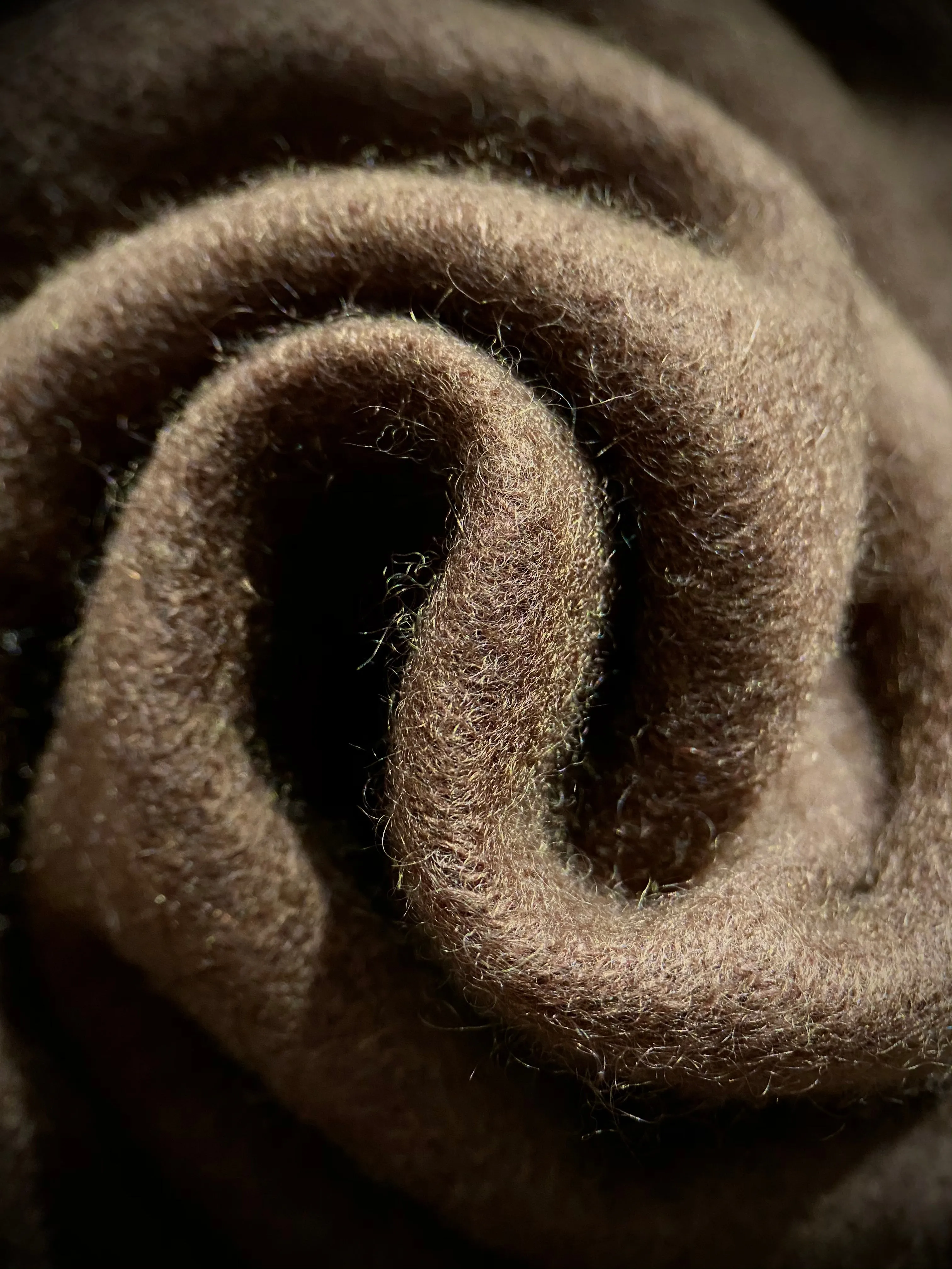 Cozy Pashmina Knit Scarf - Chocolate