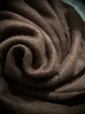 Cozy Pashmina Knit Scarf - Chocolate