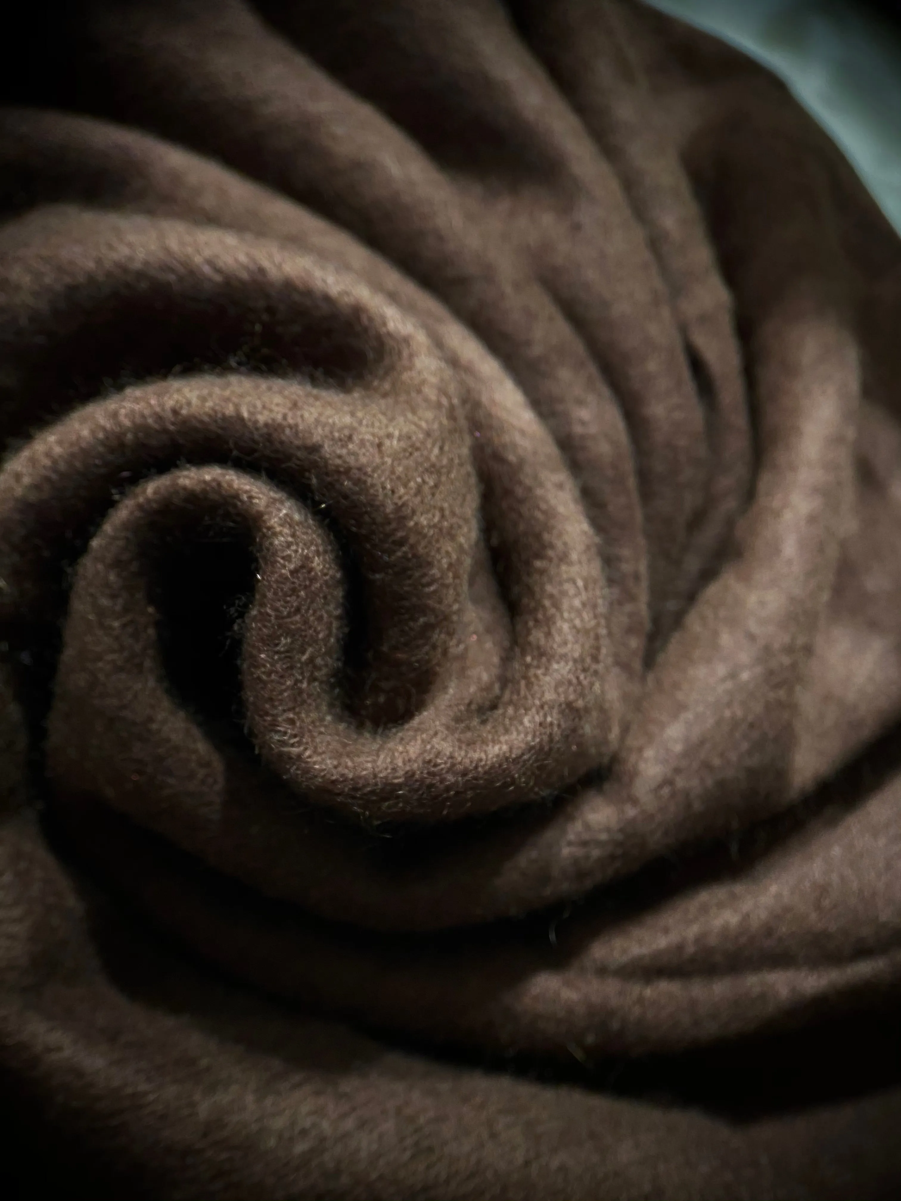Cozy Pashmina Knit Scarf - Chocolate
