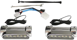 Custom Dynamics CD-CB-AW-HD-C Engine Guard LED - Chrome