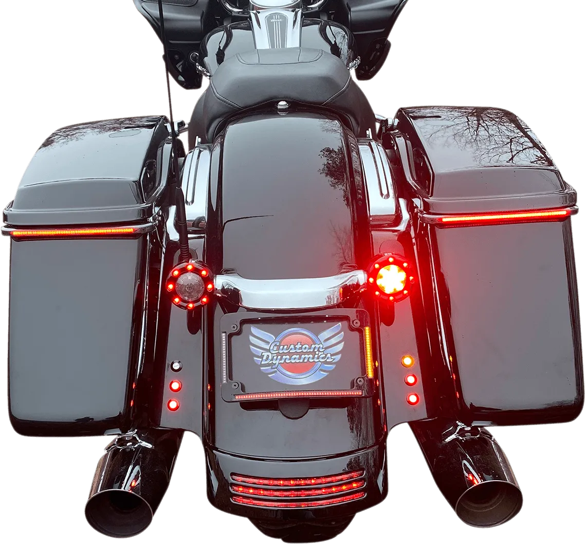 Custom Dynamics TF05-BCM-C Radius License Plate Frame - Chrome
