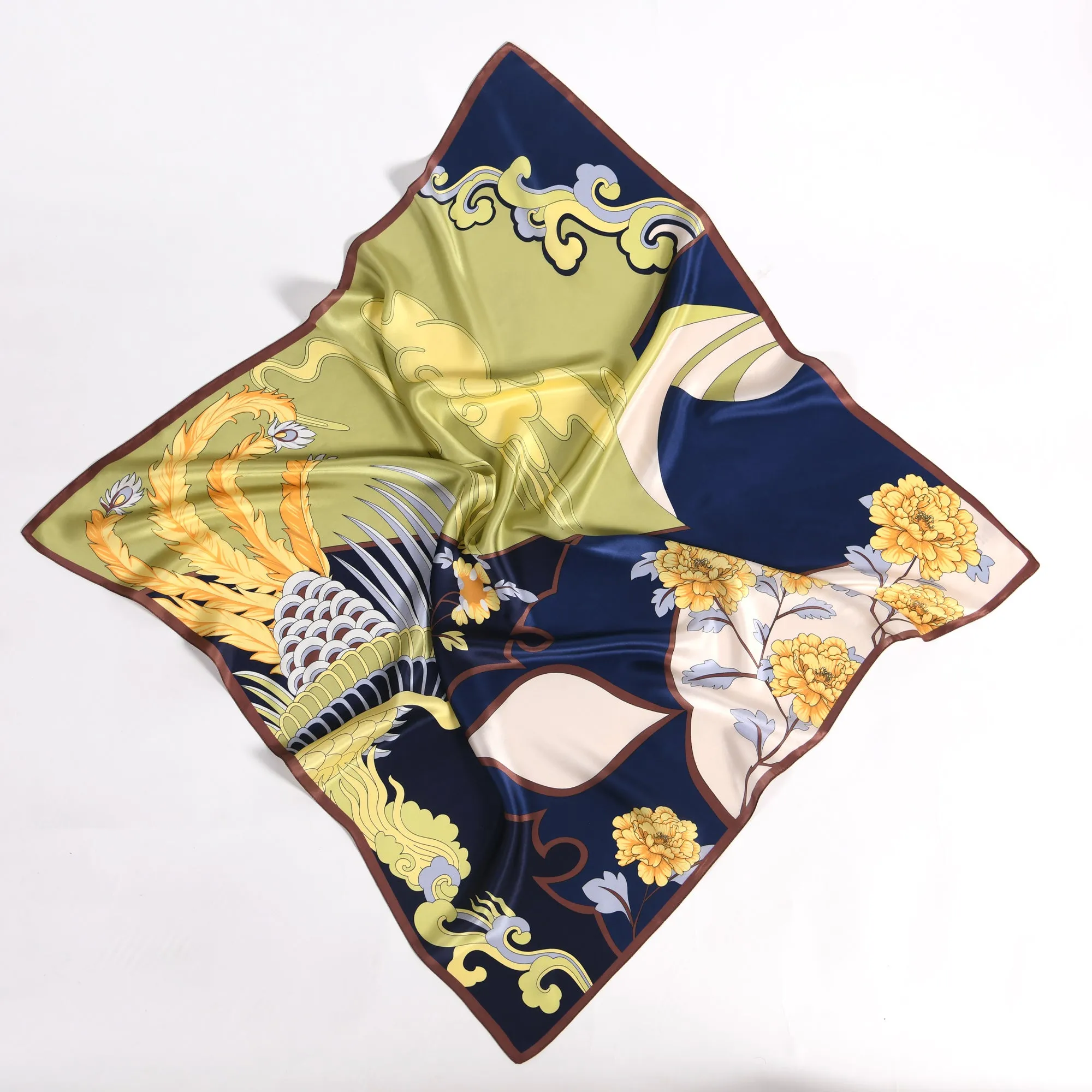Dahlia in Bloom Silk scarf