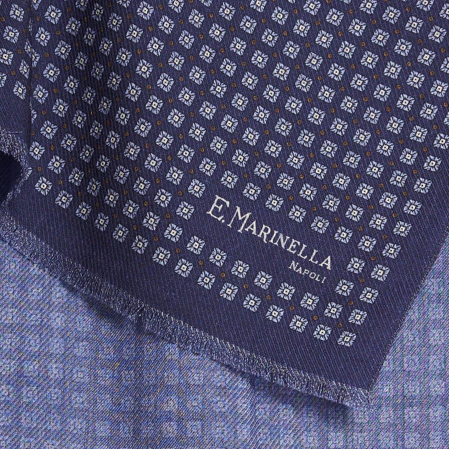 DARK BLUE WOOL STOLE